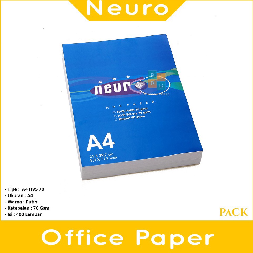 

KODE T52V NEURO Kertas HVS Fotokopi A4 7gsm pack