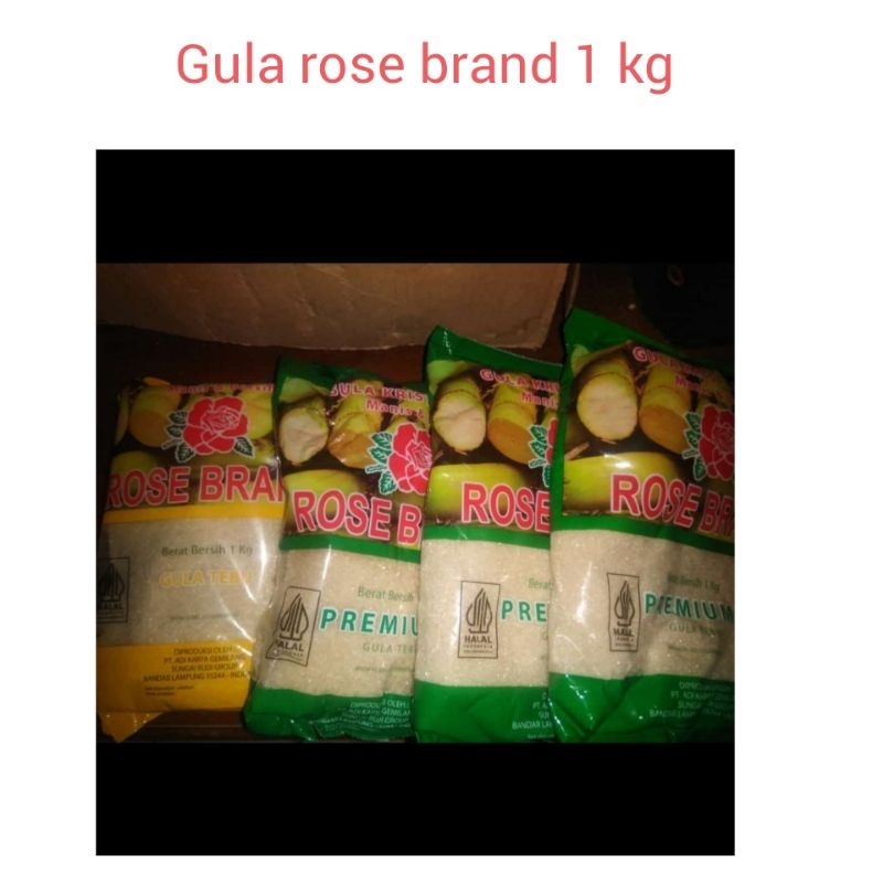 

gula kemasan rose brand 1 kg