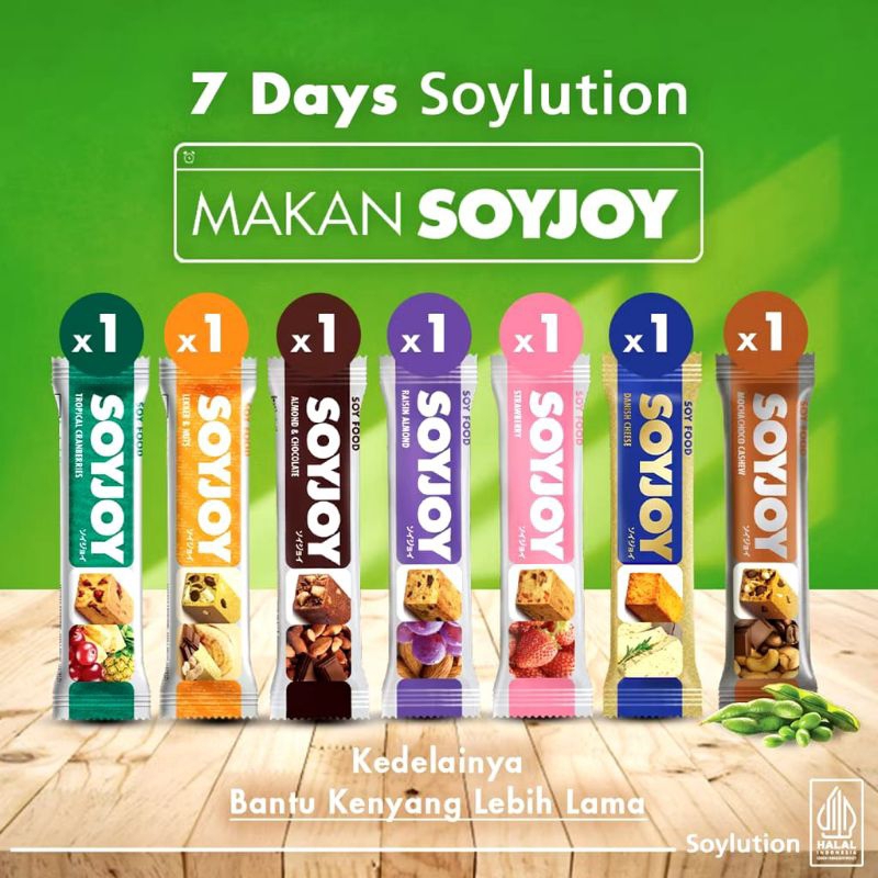 

SOYJOY Snack Bar Kedelai 30gr -1 Karton (48 Bar)