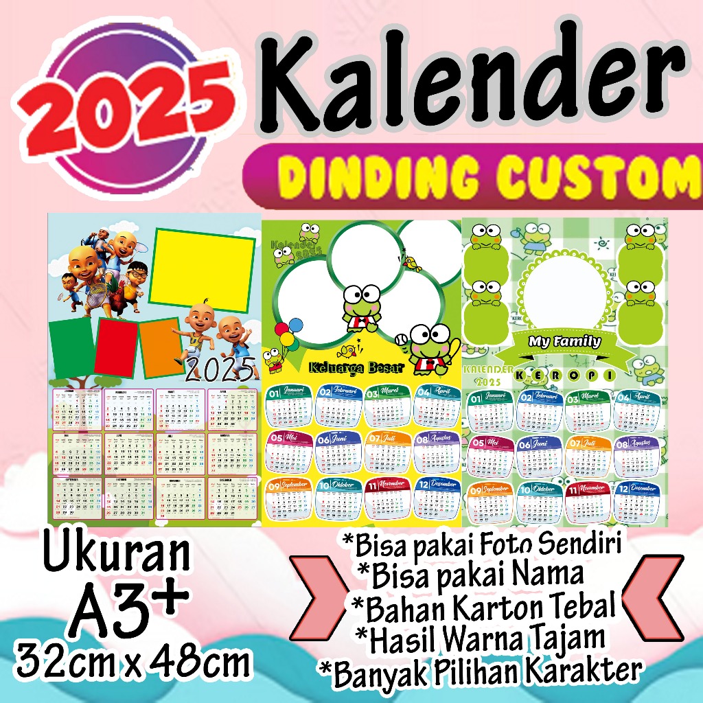 

[COD] CETAK KALENDER CUSTOM CETAK KALENDER AKHIR TAHUN CETAK KALENDER 2025 CETAK KALENDER DINDING KALENDER 2025 KALENDER KALENDER DINDING PAKAI FOTO SENDIRI CETAK PRINT KALENDER