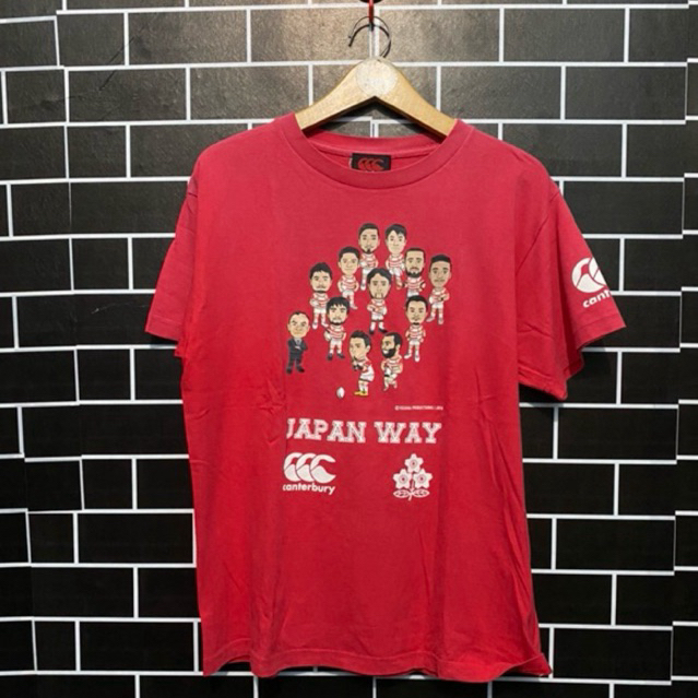 Kaos vintage canterbury japan way rugby tshirt