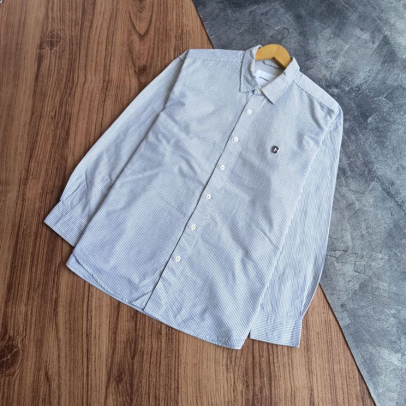 COVERNAT STRIPE LONG SHIRT