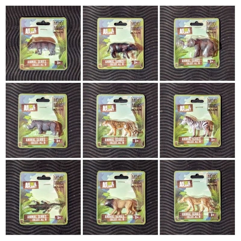 Mojo minis animal planet figure binatang