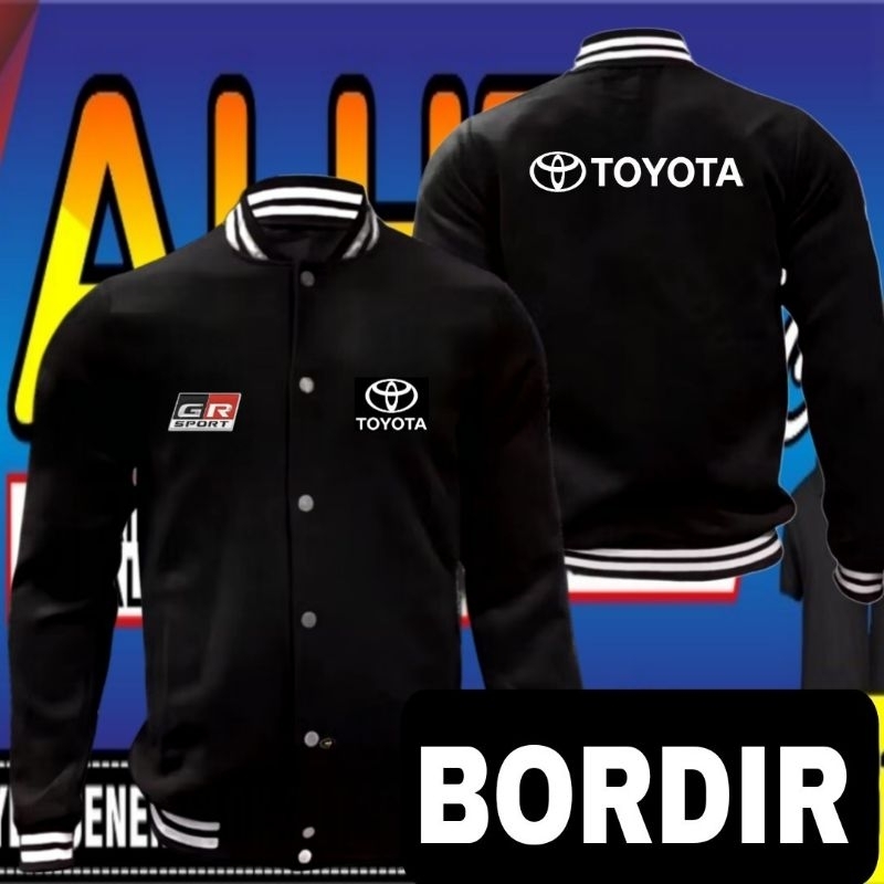 terbaru Jaket bordir Toyota grJaket bordir Toyota gazoo racing jaket Toyota gazoo racing jaket baseb