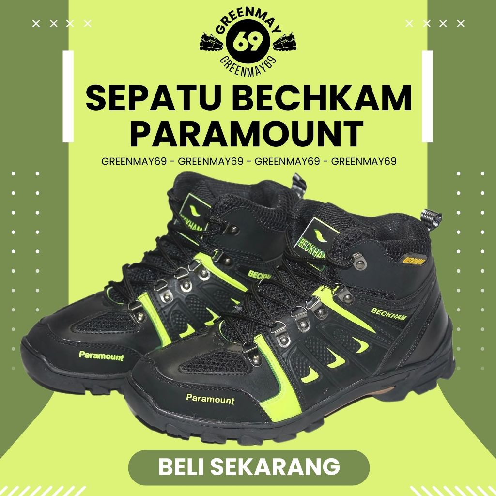 hot product sepatu hiking olahraga - sepatu beckham - sepatu paramount - paramount beckham - sepatu