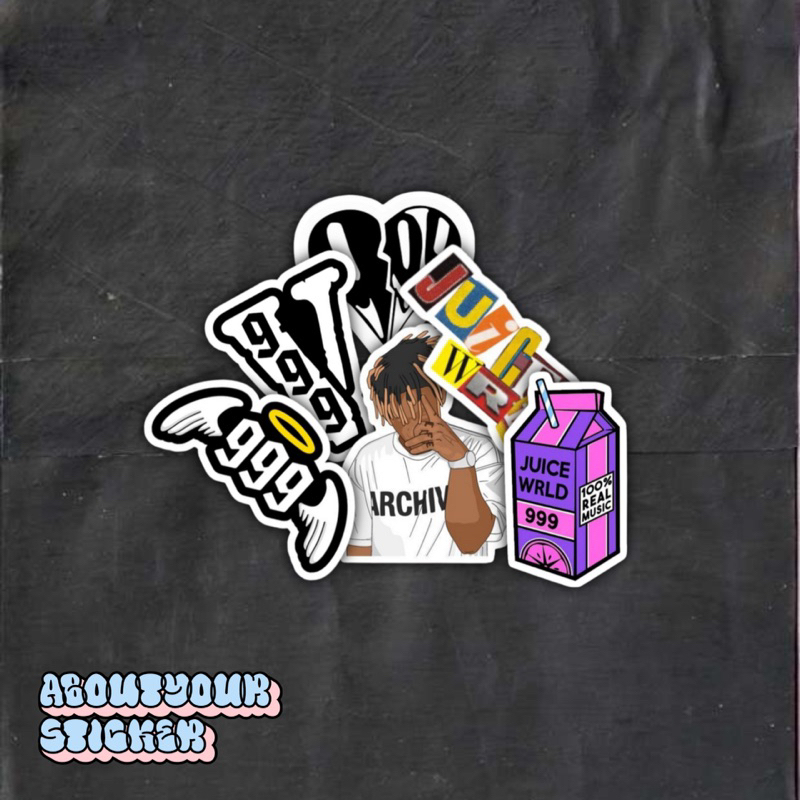

Stiker Pack JUICE WRLD VOL 1 isi 6pcs
