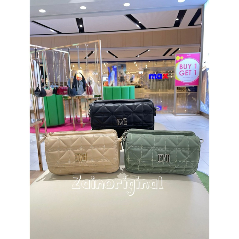 ORIGINAL EVB ZUYU TAS SLEMPANG DOMPET TALI WANITA SALE CROSSBODY BAG