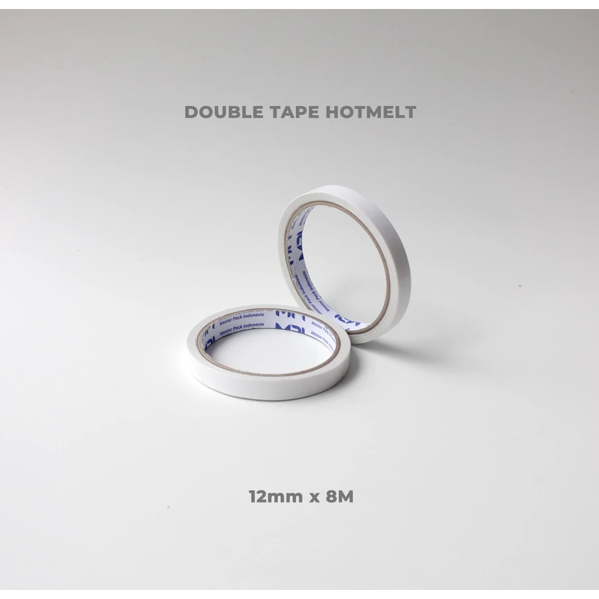 

DOUBLE TAPE DOBEL TIP 12 MM X 10 YARD PMI TAPE KUALITAS DAIMARU