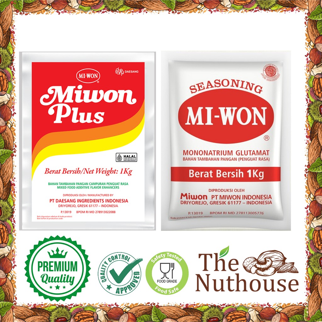 

1KG MIWON Penyedap Rasa / Micin / Vetsin / MSG [Tipe: Standard / Plus]