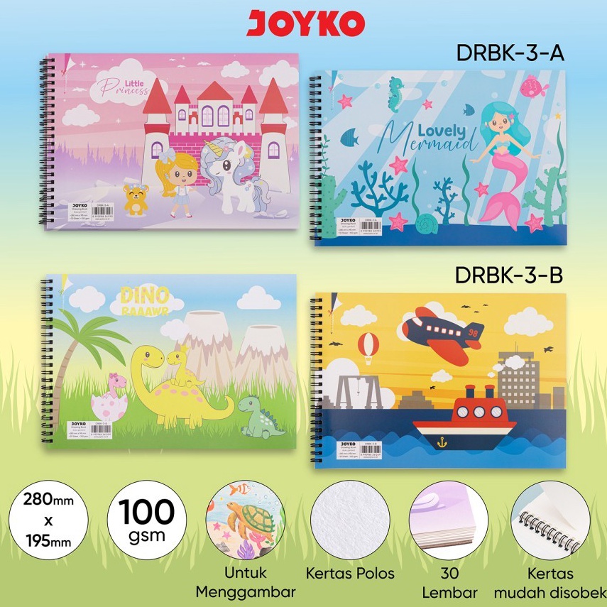 

Hadir Irit Buku Gambar Drawing Book Joyko DRBK3A B