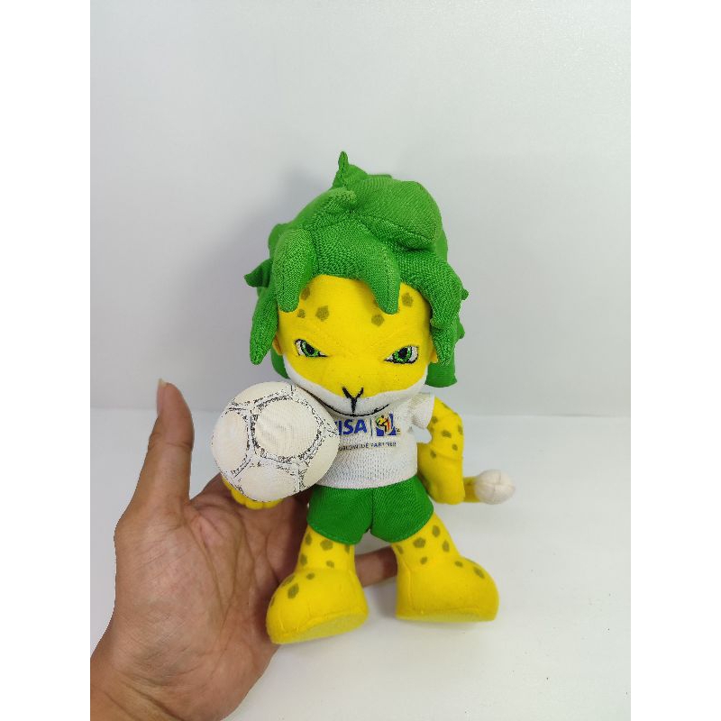 boneka FIFA world cup Brazil mascot original vintage
