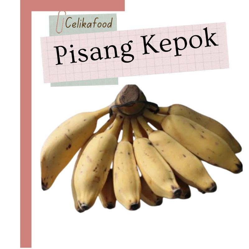 

Pisang Kepok 1 Sisir Banana Fresh Fruit Buah