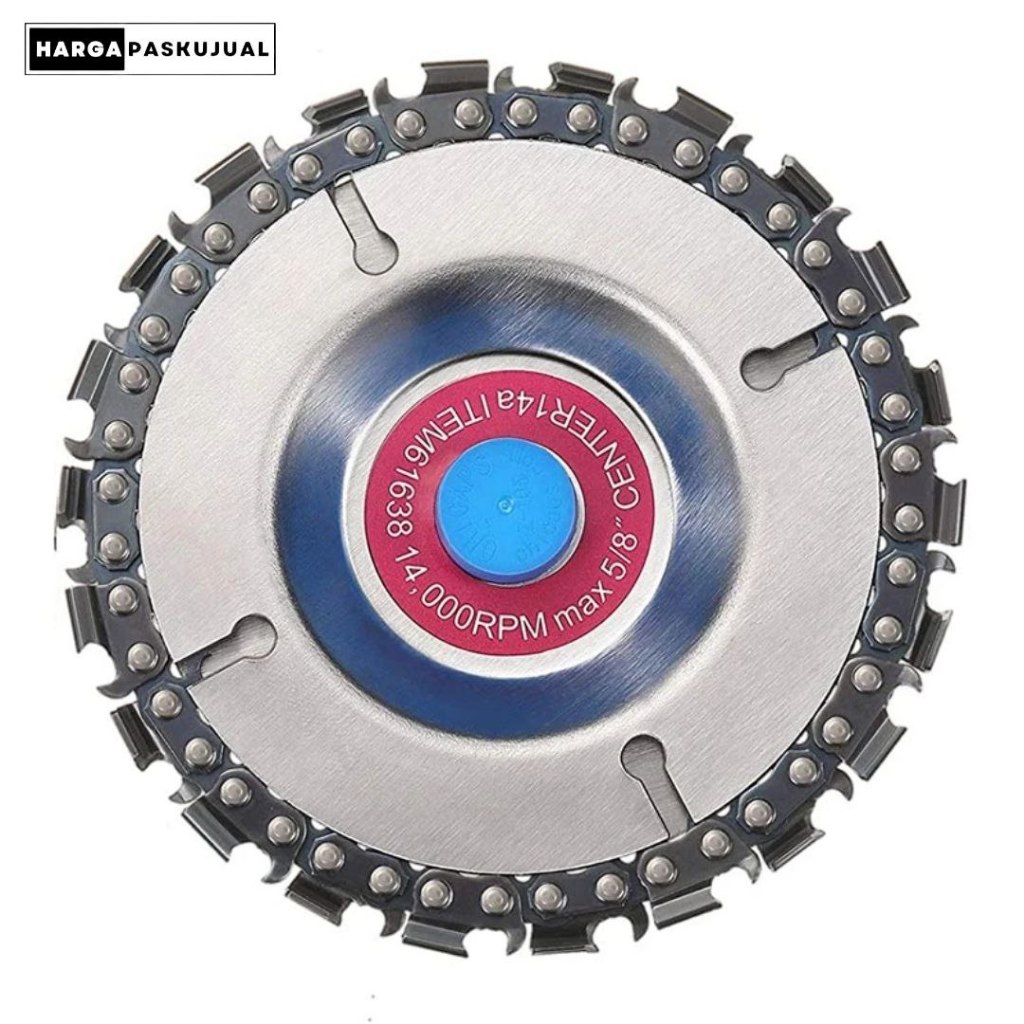 Mata Gerinda Gergaji Chainsaw Mata Gerinda Gergaji Kayu 4 Inch Wood Carving Disk Saw Chain Gurinda