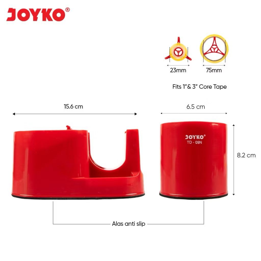 

Tape Cutter Tape Dispenser Pemotong Pita Perekat Joyko TD-09N