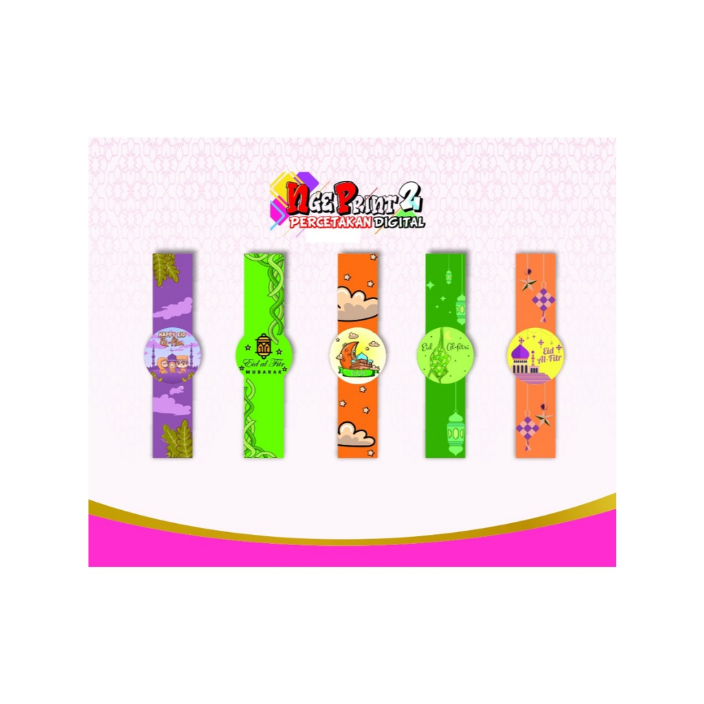 

STICKER CUSTOM TOPLES LEBARAN / STICKER KUE IDUL FITRI / STICKER KEMASAN RAMADHAN