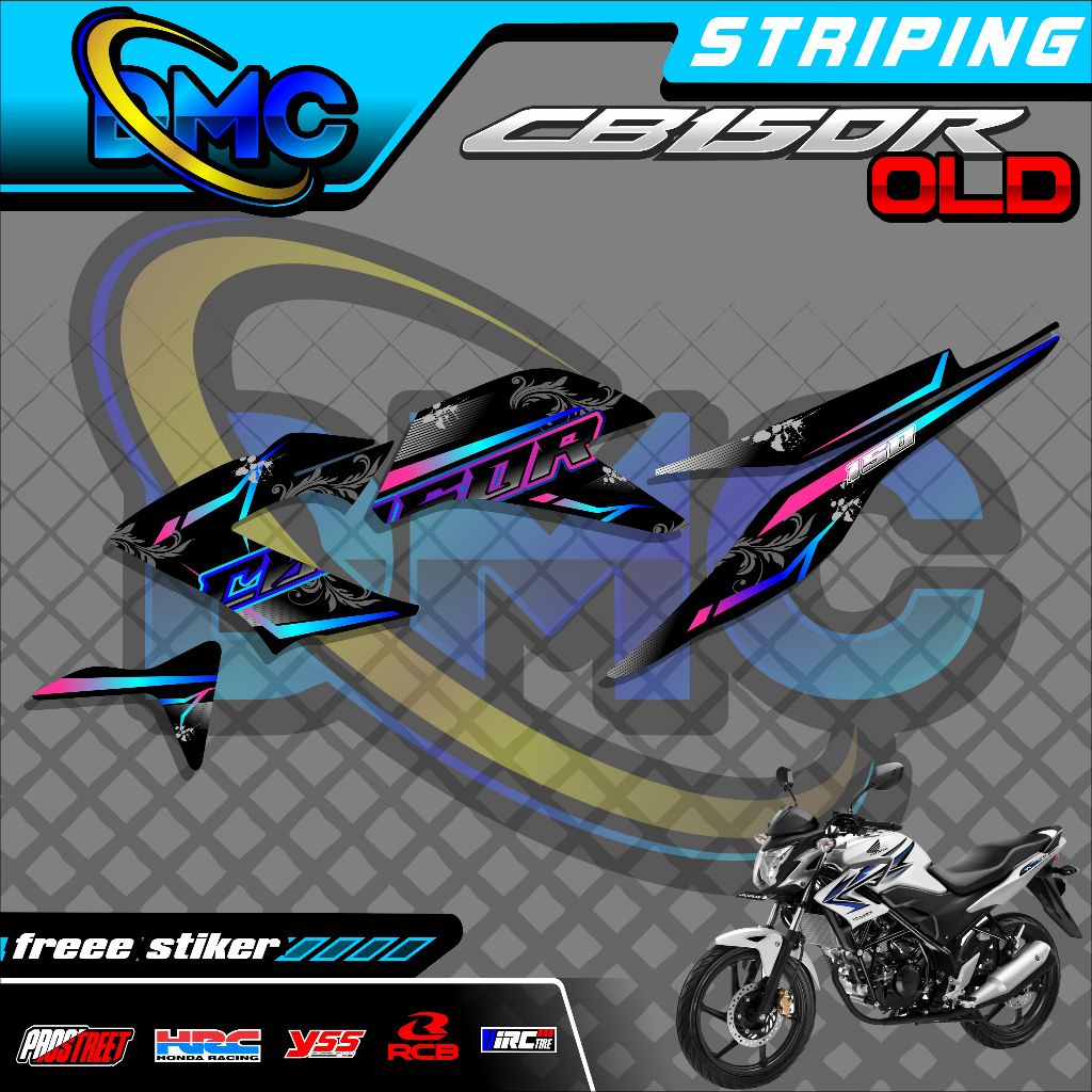 HONDA Stripping CB 150R OLD Full Body Sticker  Variasi ABSTRAK