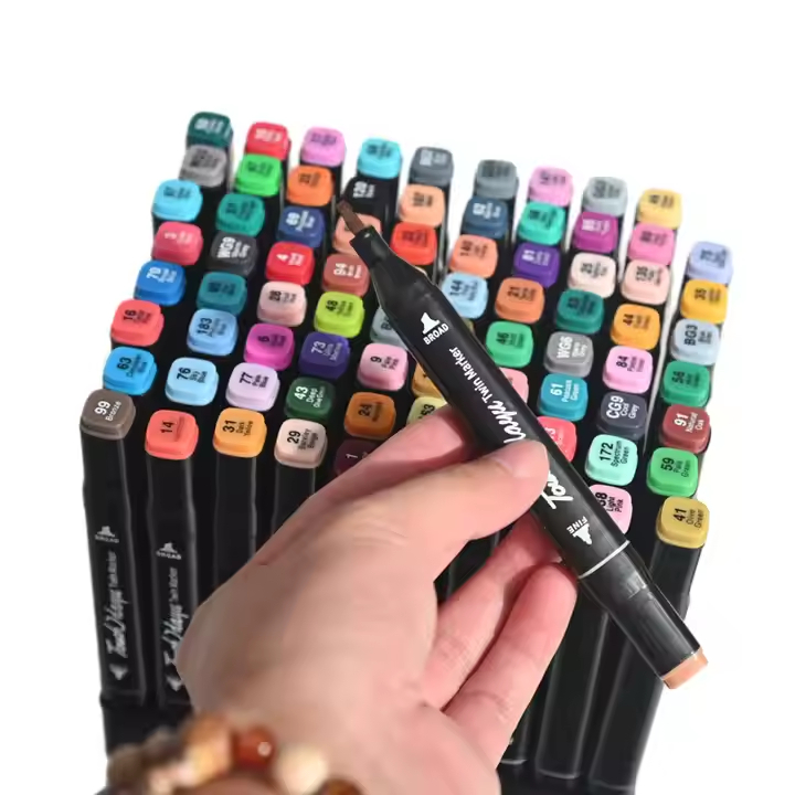 

D3W! Touch Spidol Dual Side / Spidol Dua Sisi Art Brush Maker Set Isi 24 pcs