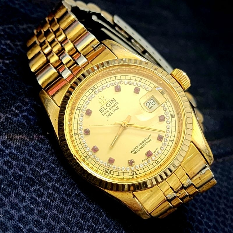 Jam tangan ELGIN Datejust Gold ORIGINAL