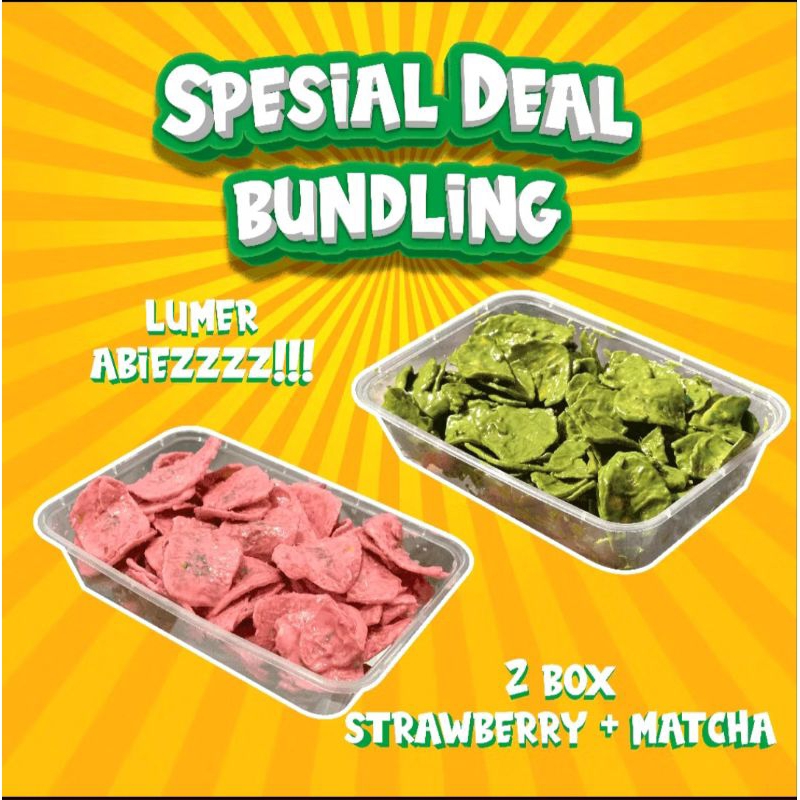 

PAKET BUNDLING KERIPIK PISANG MATCHA+STRAWBERRY 2BOX 400GRAM
