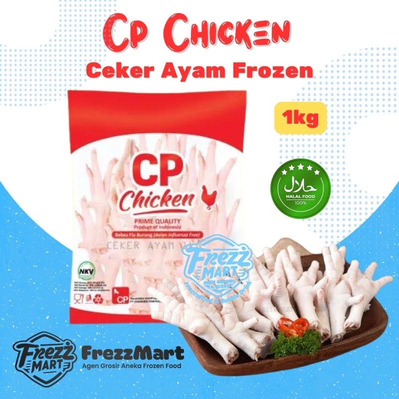 

CP Chicken Ceker Ayam 1kg Kaki Ayam Feet Bersih Beku Frozen 1 kilo kg