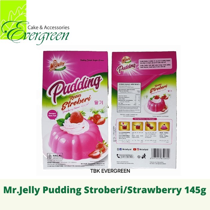 

Mr Jelly Pudding rasa Strawberry/Stroberi 145g