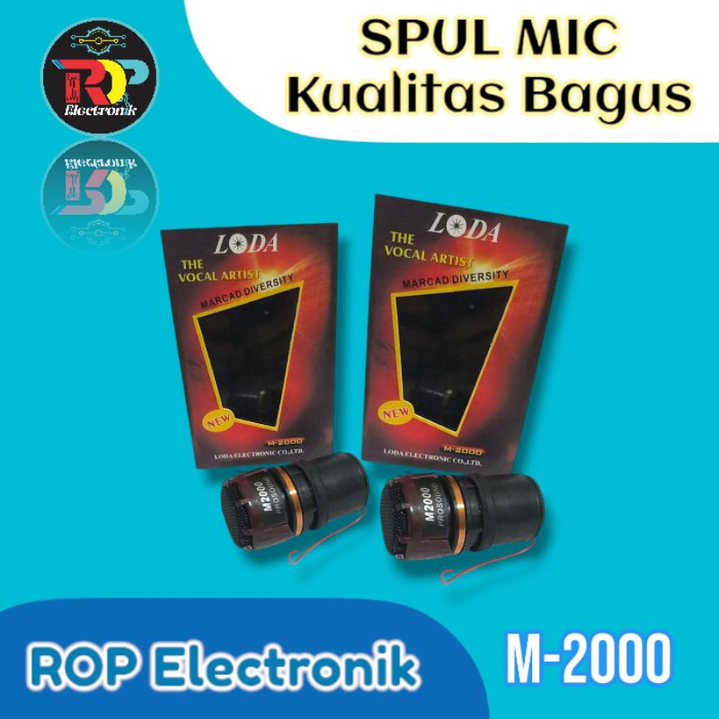 SPUL MIC LODA M2000 SPULL MIC LODA M-2000 SPOOL MICROPHONE M 200