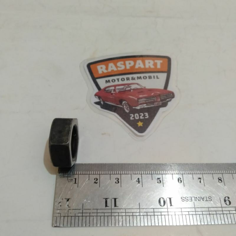 Nut M16 Mur M16 Putar Kiri Drat Standar 1.25 Drat Kiri Baja