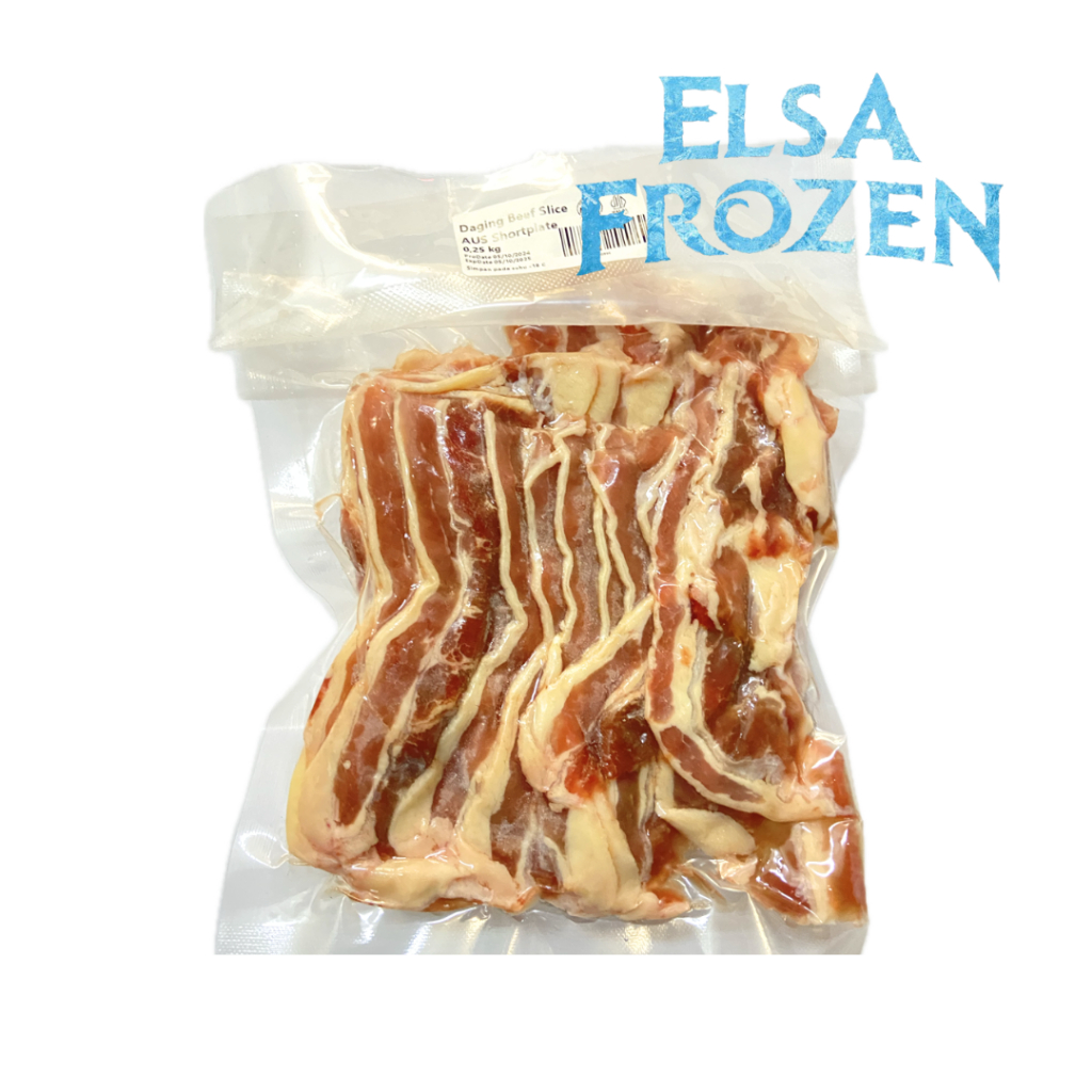 

AUS BEEF SLICE SHORTPLATE 250GR (GP) / DAGING SAPI / SUKIYAKI / BBQ / YAKINIKU