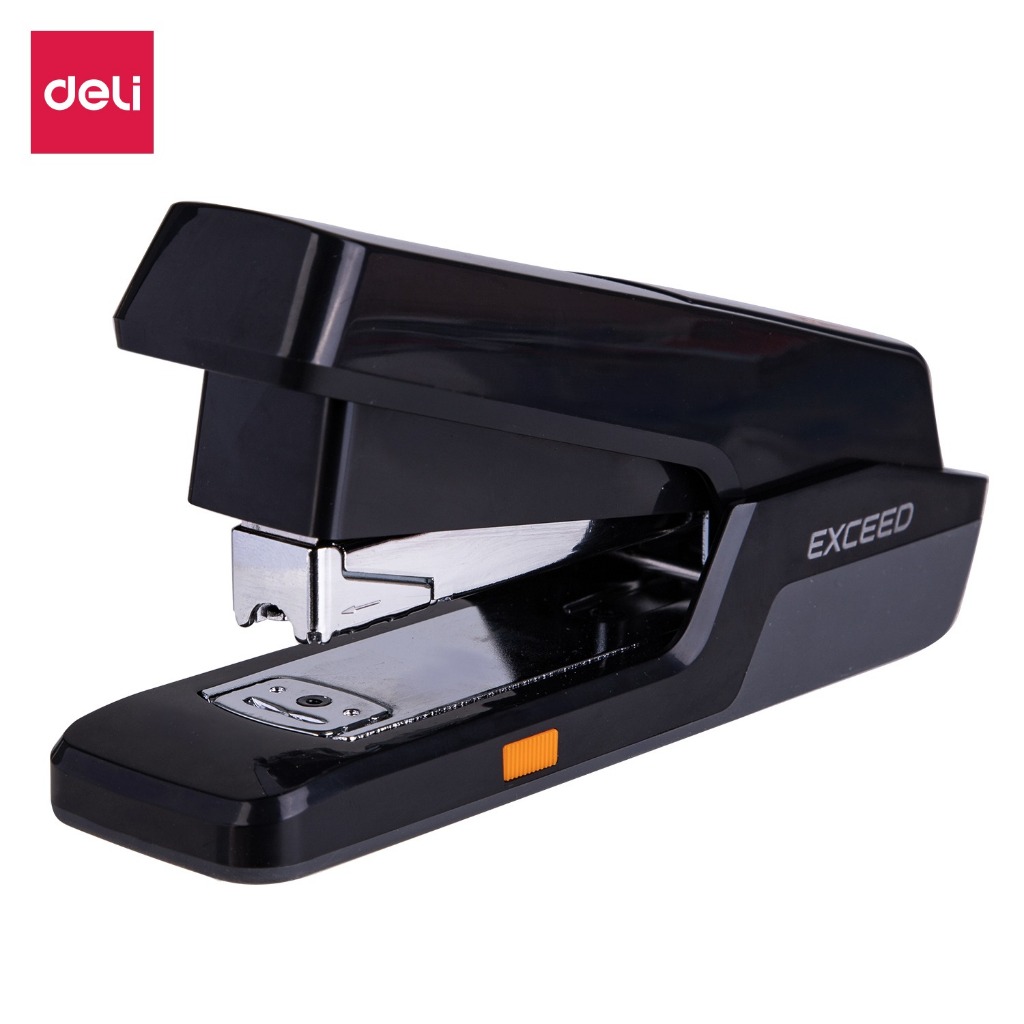 

Deli Effortless Stapler 25 sheets Anti Slip Warna Hitam #E0476