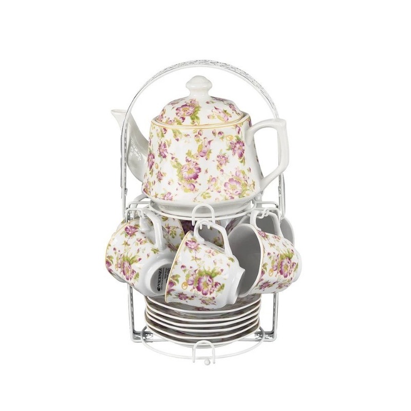 Paket Cangkir Gelas Mug Tea Cup Set Vicenza CA-78 CA78