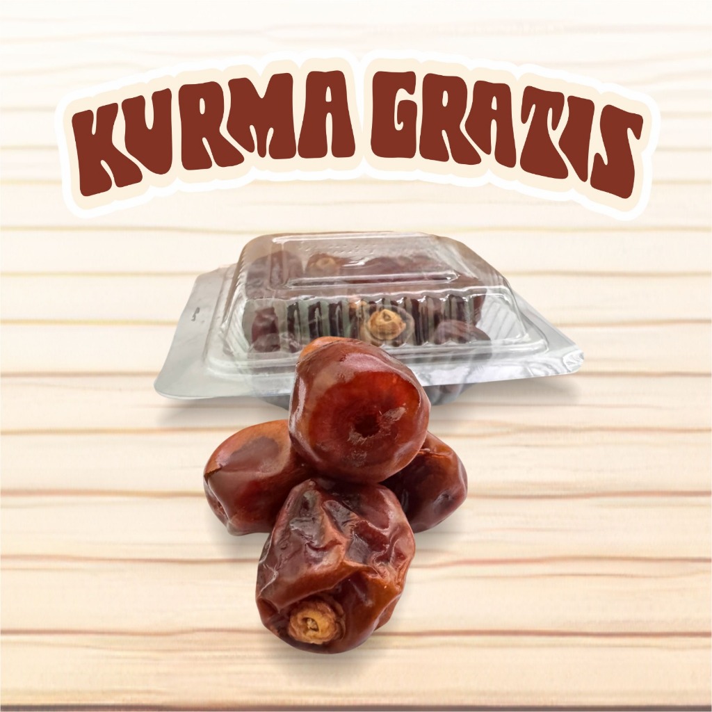 

kurma date crown 3 pcs gratis