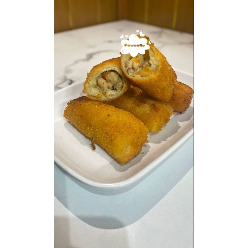 

Risoles Rogut Premium isi ayam | Makanan Ringan