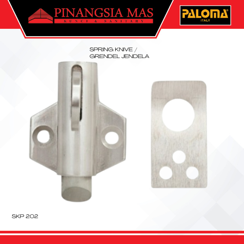 Kunci Jendela Grendel Jendela Spring Knive PALOMA SKP 202 Pengunci Jendela Slot Selot