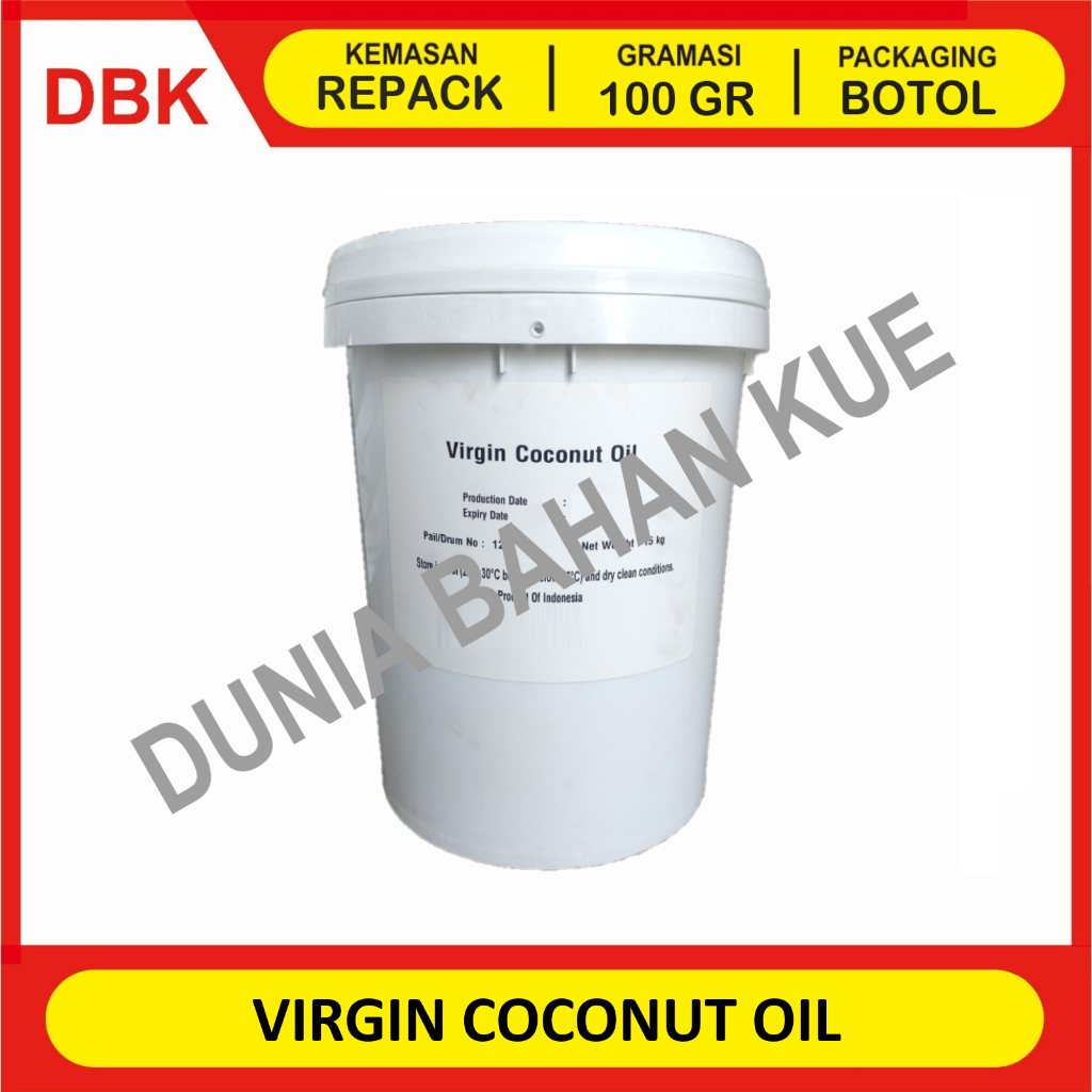 

VIRGIN COCONUT OIL - REPACK 100 GR / MINYAK KELAPA MURNI