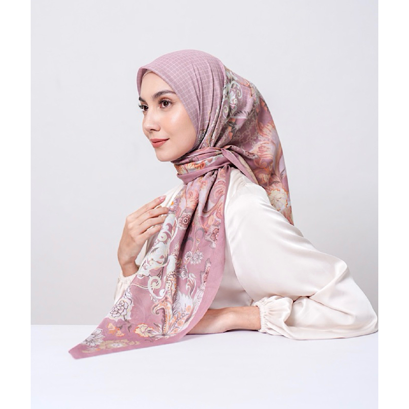 NEW Heaven Lights HL - Maresha Scarf - Hijab Motif Segi Empat Wanita