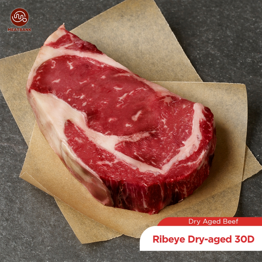 

MEATBANK DRY AGED RIBEYE MB3 Angus Beef Rib Eye Wagyu Steak MB 3 AUS RIBEYE ANGUS MB3 30DAYS DRYAGED BEEF