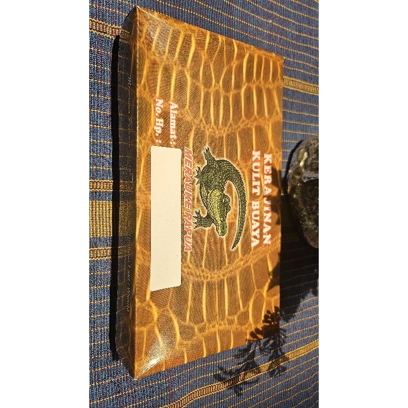 Dompet Kulit Buaya Asli Merauke