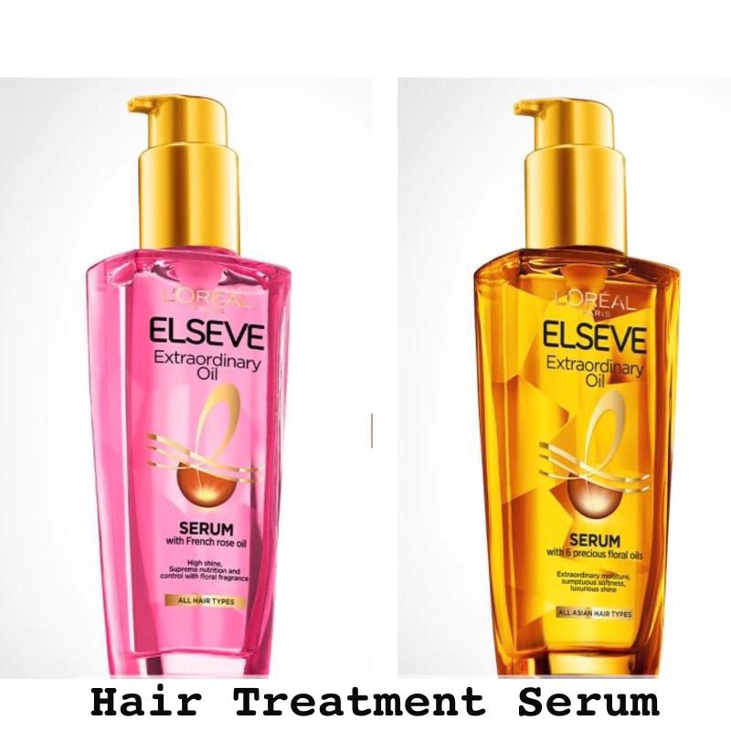 Loreal Paris Elseve Extraordinary Oil Gold / Pink Hair Treatment Serum 100ml - Perawatan Rambut Lore