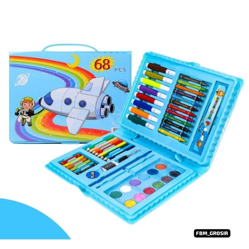 

CRAYON SET ART 68, pensil warna,crayon, alat melukis lengkap