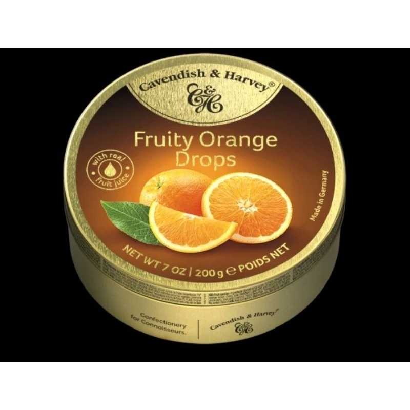

Permen Candy Cavendish& Harvey Rasa Jeruk kemasan 170Gram