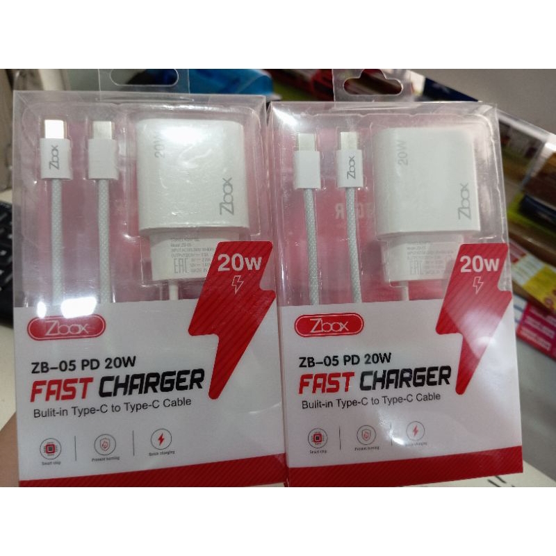 Charger zbox fast charger type c to type c
