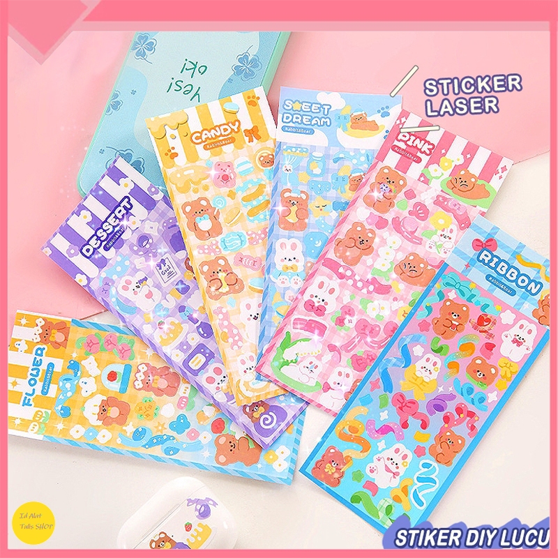 

Stiker Laser Guka stiker diy/Stiker lucu laser cocok untuk gelas air laser stiker lucu