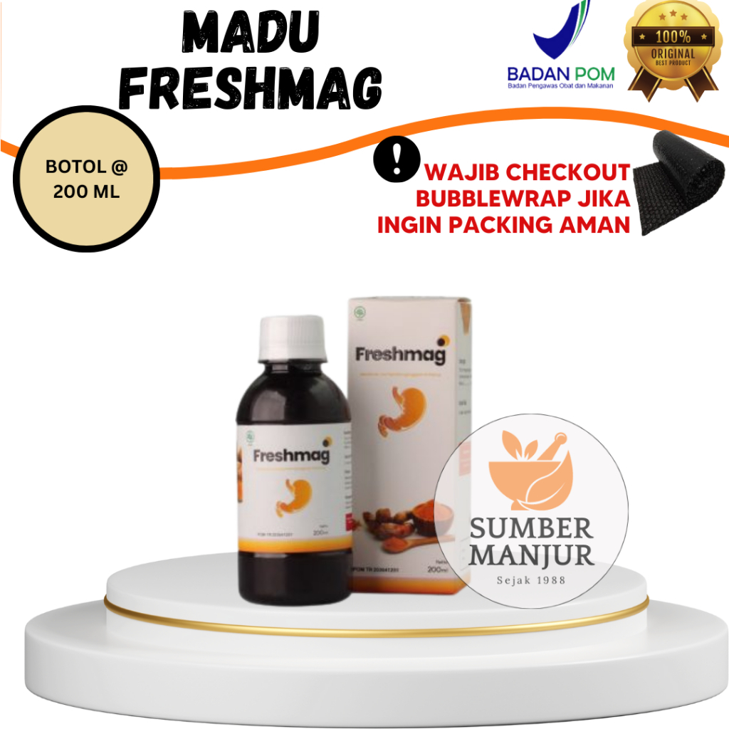 

MADU FRESHMAG 200 ML / MADU ALAMI UNTUK MAAG