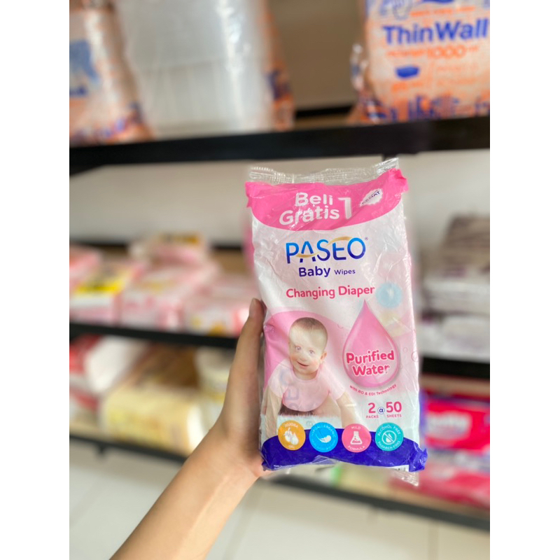 paseo baby wipes 50