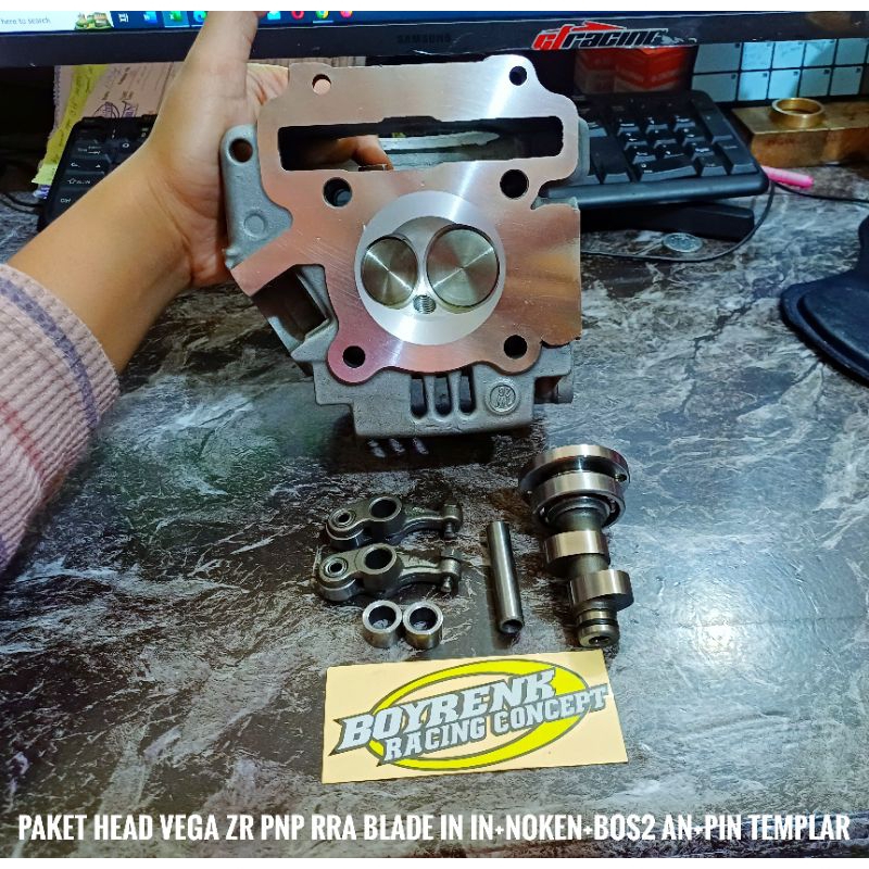 PAKET BORE UP HEAD VEGA ZR JUPITER Z1 5D9 PNP RRA BLADE IN EX 130CC DAN 150CC -BOYRENK