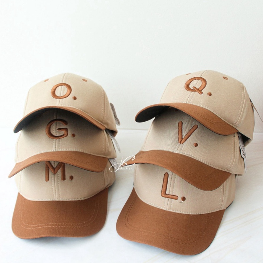 HJ6 Topi Anak sial Topi Baseball Anak Huruf A B C D E F G H I J K L M N O P Q R S T U V W X Y Z Topi