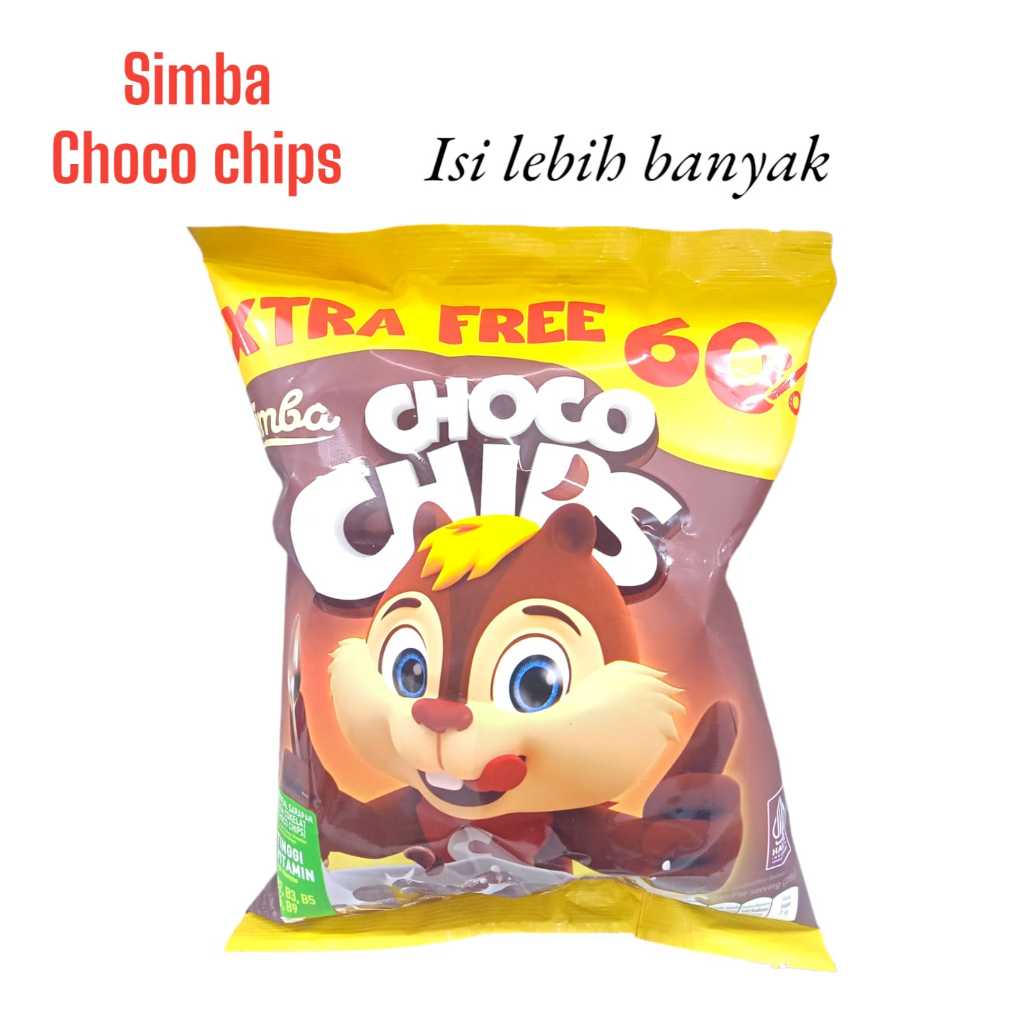 

Choco Chips Cereal SIMBA - 50gr Free 60% Extra Lebih Hemat - Toserba Gadjah - Ekonomis XJ 487