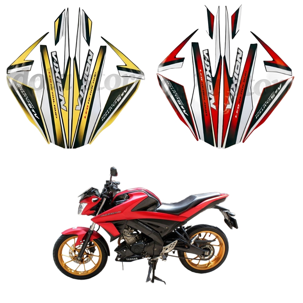 Stiker Striping Standart yamaha vixion 2019 list body motor standar vixion 2019 Termurah&Terlaris