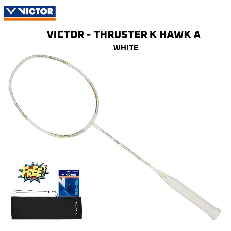 VICTOR Thruster K Hawk / TK Hawk Raket Badminton - Original