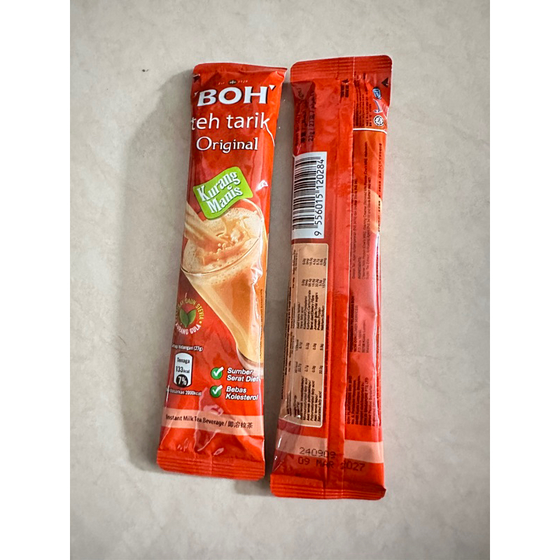 

BOH TEH TARIK ORIGINAL LESS SUGAR SACHET MALAYSIA